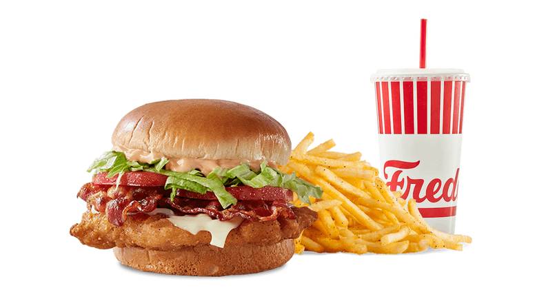 Crispy Chicken Club Sandwich Combo