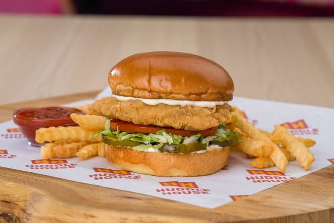 Crispy Chicken Sandwich Deluxe