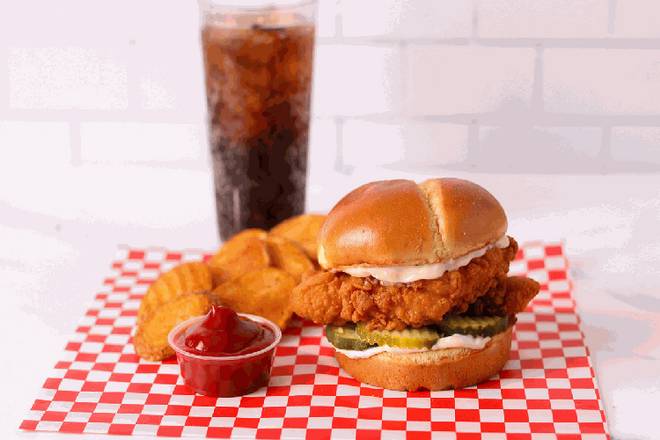 Crispy Chicken Sandwich + Mojo®s.