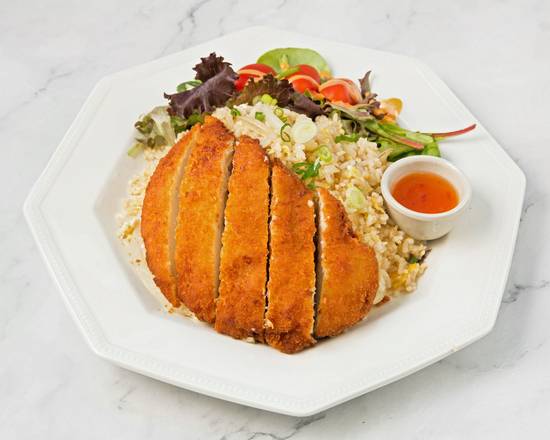 Crispy Chicken with Thai Fried Rice