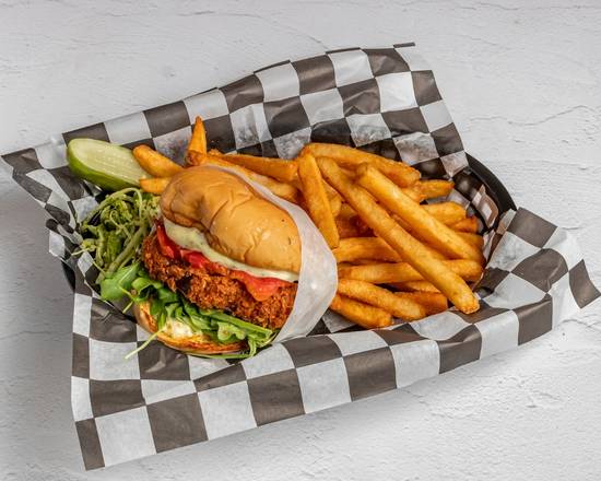 Crispy Eggplant "Burger"