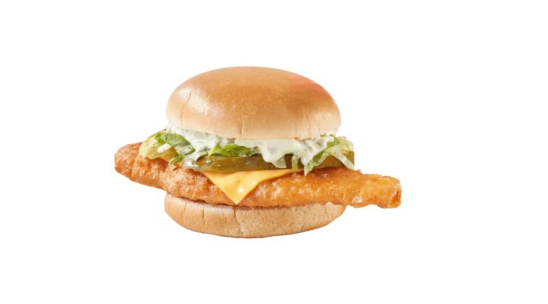 Crispy Fish Deluxe Sandwich