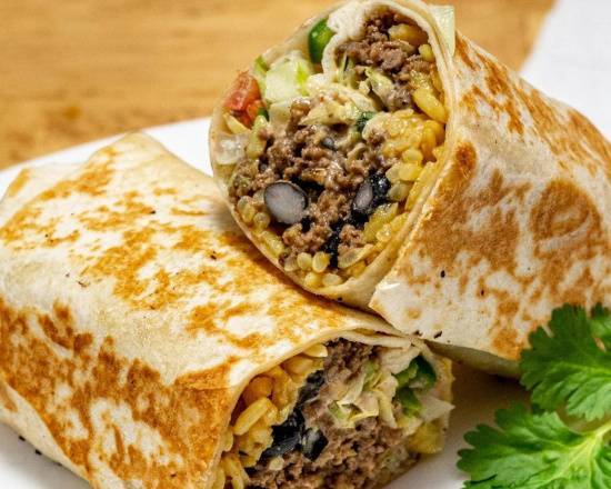Crispy Fried Chicken Burrito