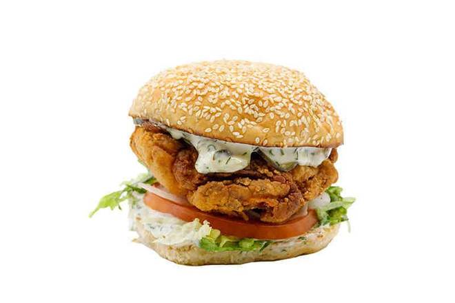 CRISPY FRIED CHICKEN SANDWICH
