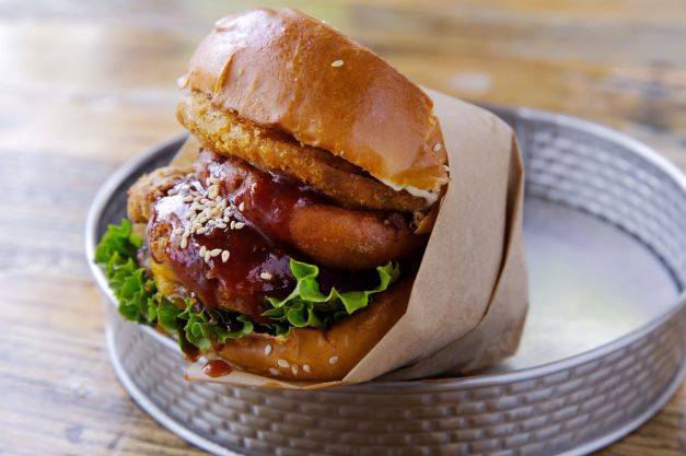 Crispy Onion BBQ Burger