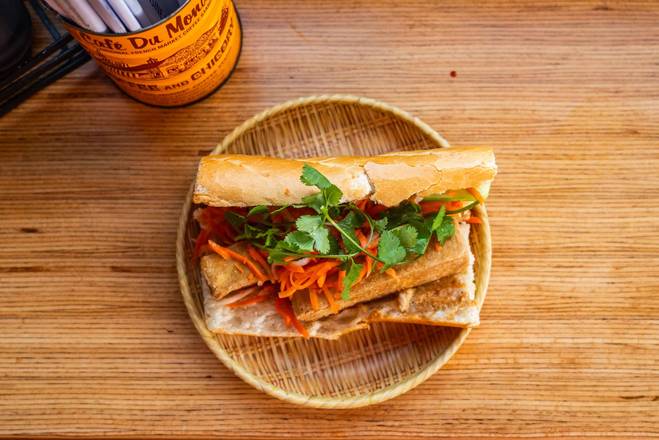 Crispy Organic Tofu (Vegetarian) Bánh Mì