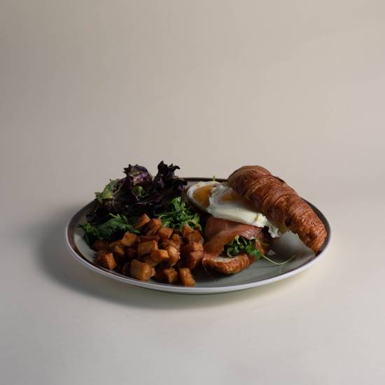 Croissant Smoked Salmon Sandwich