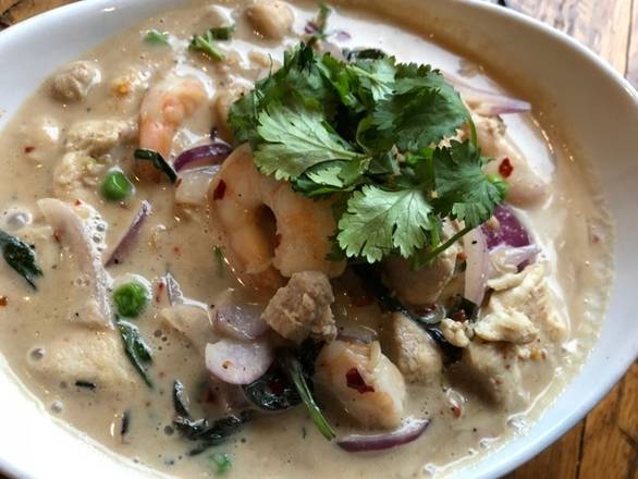 Curried Coconut Chicken & Shrimp
