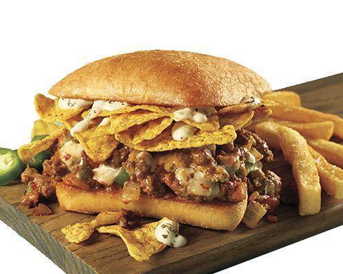 Doritos Cool Ranch ChoppedCheese Burger