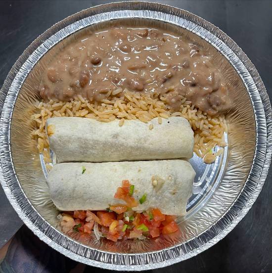 Dos Burritos Plato