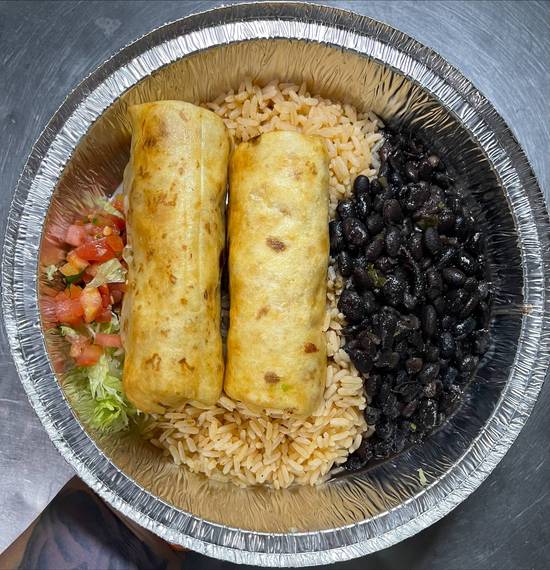 Dos Chimichanga Plato