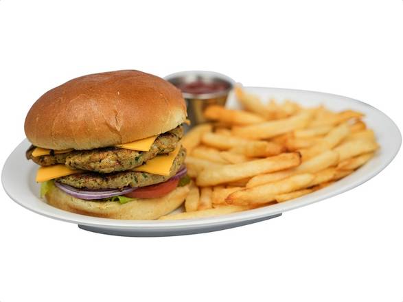 Double Chicken Burger