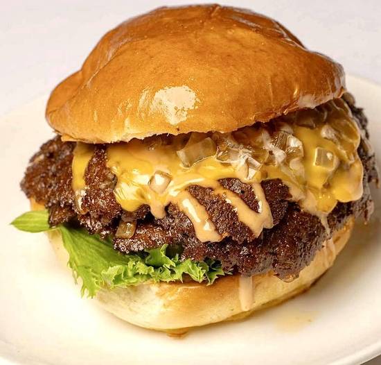 Double smash burger