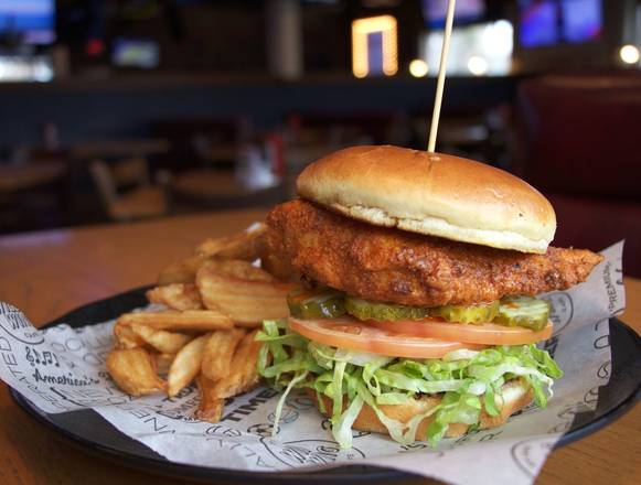 Drew's Devilishly Delicious Fried Chicken Sandwich
