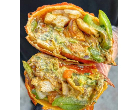 Dry Spicy Fajita Burrito