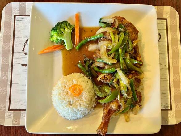 Duck With Basil Sauce