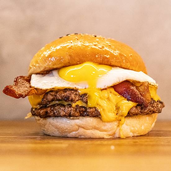 EGG BACON DOUBLE BURGER