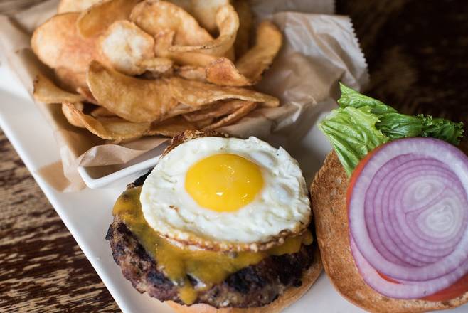 Egg & Cheddar Burger*