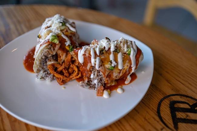 Enchilada Style Burrito
