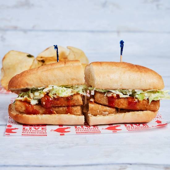 Fake Chicken Sandwich