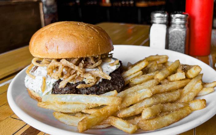 French Onion Burger