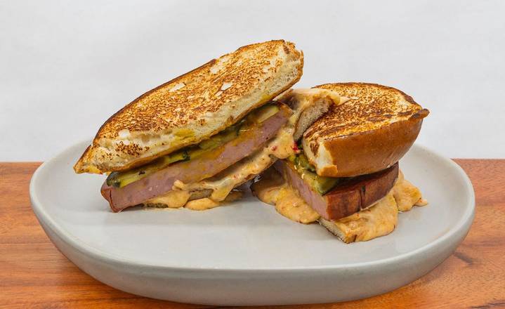 Fried Bologna Sandwich
