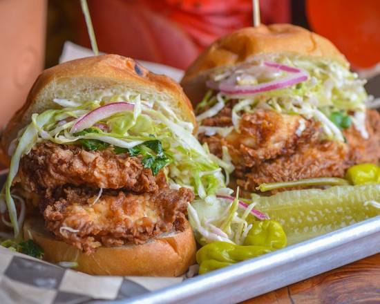 Fried Chicken Mini Burgers