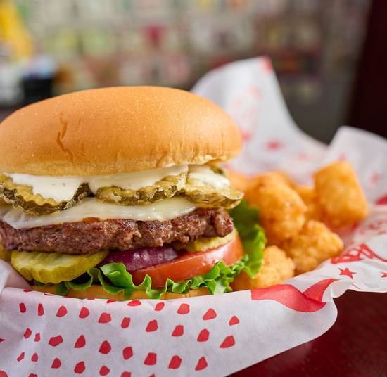 Fried Pickle Burger