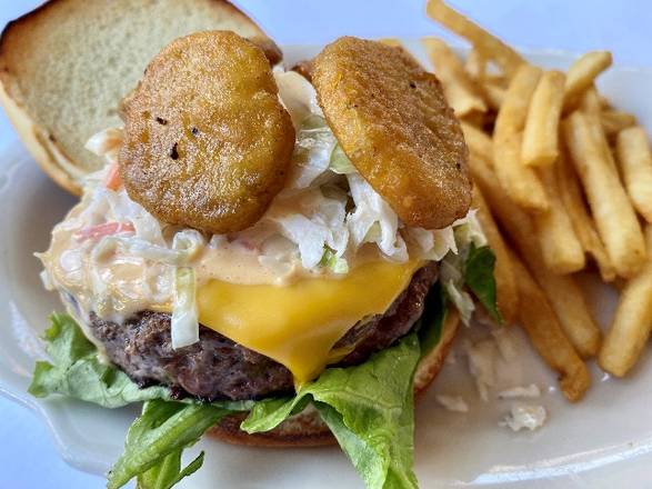 Fried Pickle Burger