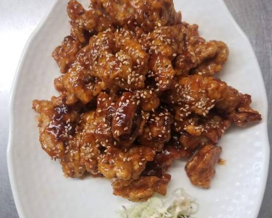 Fried Red Sweet Chicken Wings 12pcs