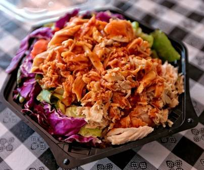 Garden Salad with Pork, Beef or Chicken