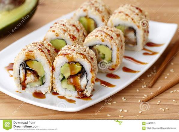 Golden California Roll