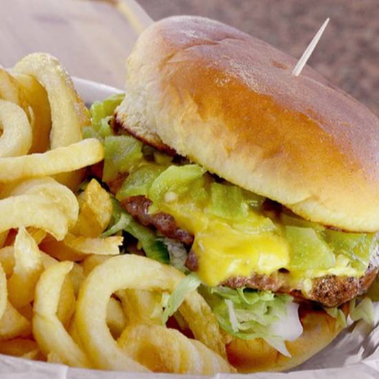 Green Chile Cheeseburger Combo