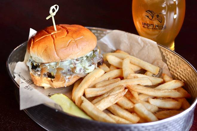 Green Chili Burger