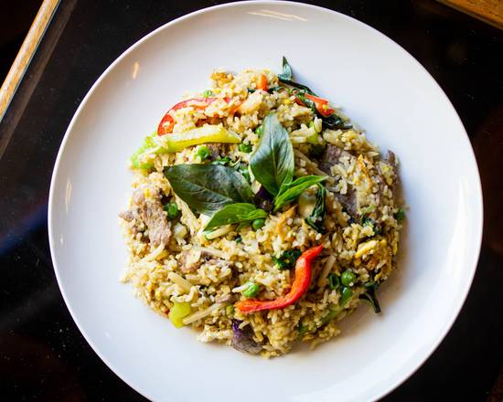 Green curry fried rice