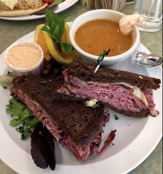 Grilled Boar's Pastrami Brisket & Nutty Swiss
