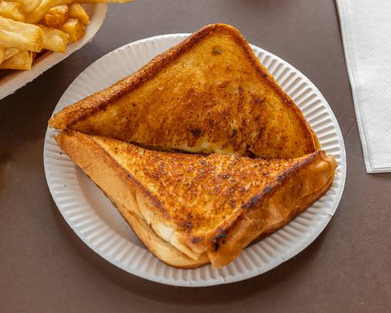 Grilled Cheese Deluxe with Fries