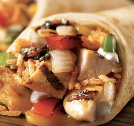 Grilled Chicken Burritos