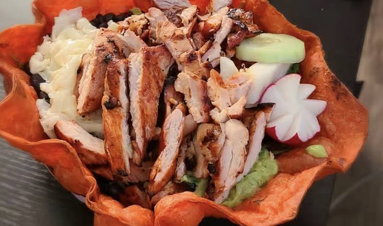 Grilled Chicken Taco Salad: