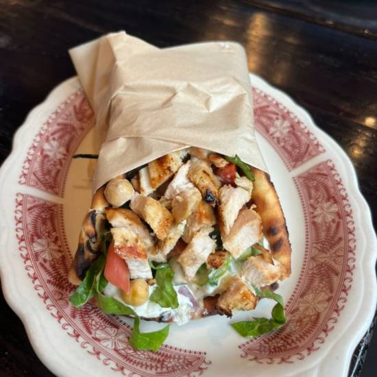 Grilled Greek Chicken Pita.