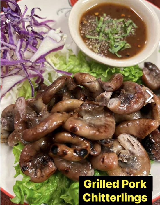 Grilled Pork Chitterlings (à¹„à¸ªà¹‰à¸¢à¹ˆà¸²à¸‡ Sai Yang)