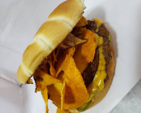 Grippo's Dbl. Cheeseburger (half pound 100% beef)