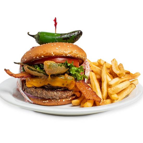 HABANERO JALAPEÑO BACON CHEESEBURGER