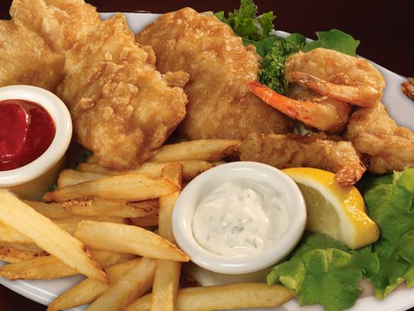 Halibut & Prawns