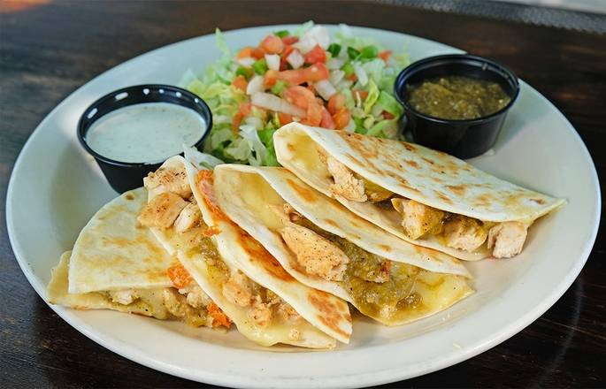 Hatch Green Chile Quesadilla