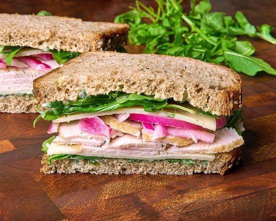 Herb Roasted Turkey and Provolone on Sprouted Multigrain