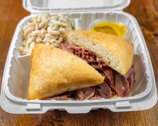 Hot Pastrami Sandwich