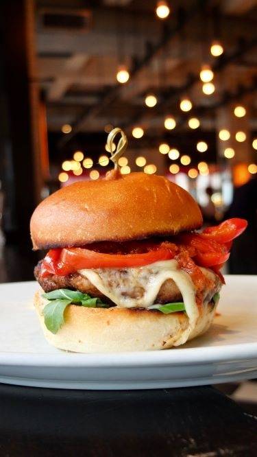Italian Spiced Turkey Burger