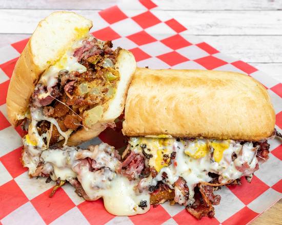J Lo Pastrami Sandwich