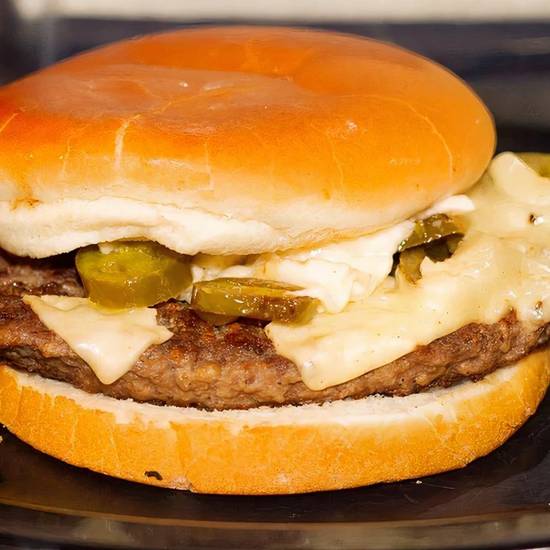 JalapeÃ±o Burger with Pepper Jack Cheese (1/2 lb)